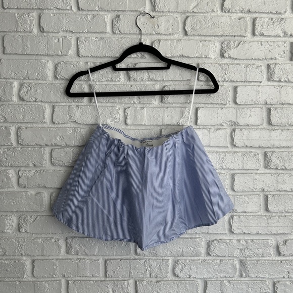 BABATON Strapless Peplum Top - Picture 1 of 4